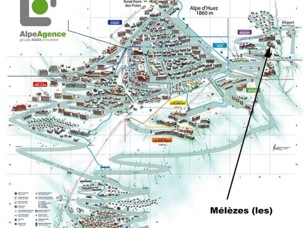 Studio 5 Pers. Lumineux A 100M Des Pistes Avec Balcon, Casier A Skis Et Animaux Acceptes - Fr-1-405-51 Alpe d'Huez Exteriör bild